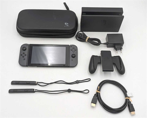 Nintendo Switch - Gray - Konsol - 2019 Model - SNR XKJ20001099919 (B Grade) (Genbrug)
